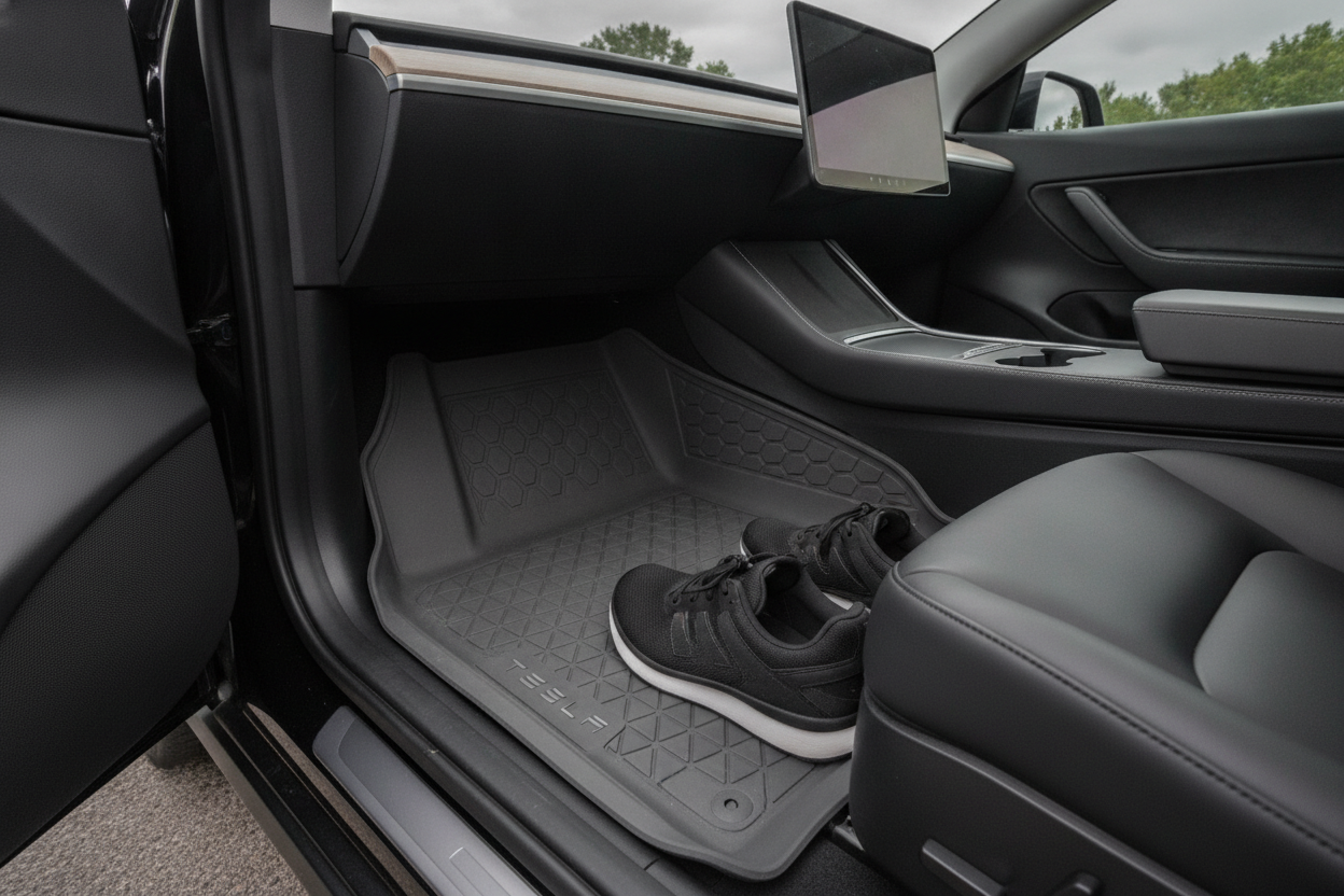 Skydda din bil med rätt Tesla Model Y mattor